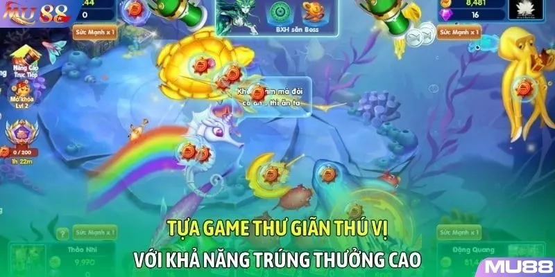 Hội viên có thể thu về khoản tiền thưởng hấp dẫn khi săn bắt được nhiều sinh vật giá trị